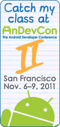 AnDevCon 2 -  2011